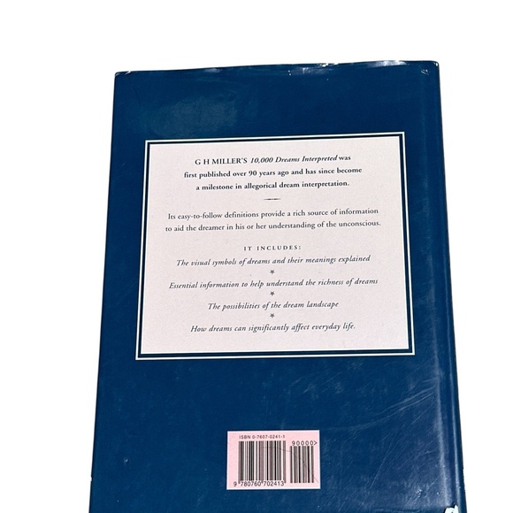 10,000 Dreams Interpreted Hardback Book - Picture 2 of 3